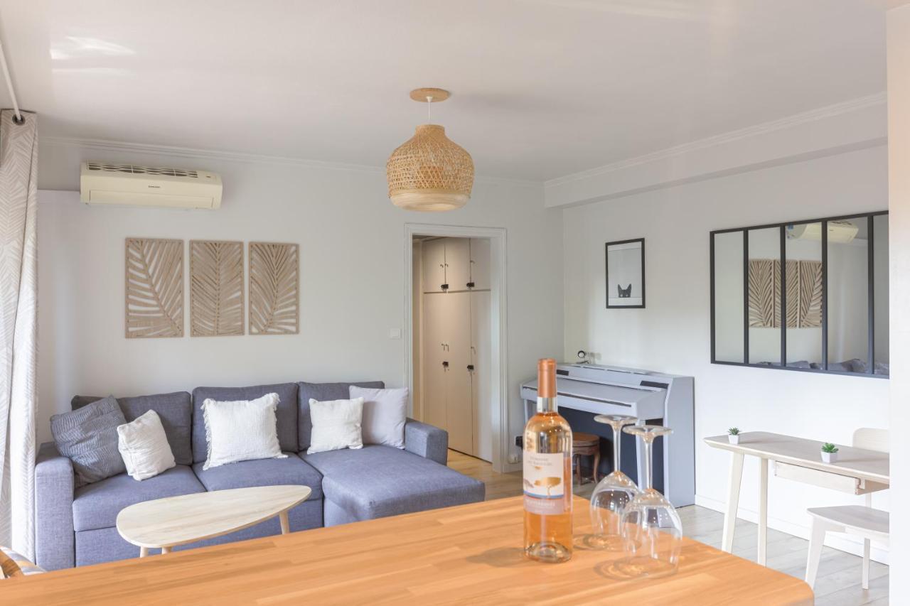 Beauvallon Plage - Magnifique T2 Avec Jardin, Proche Centre, Mer Антиб Екстериор снимка